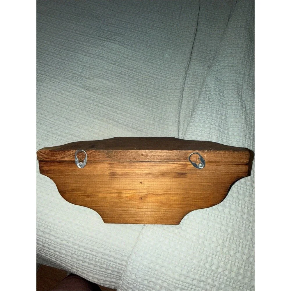 Wooden Wall Shelf For Knick Knacks